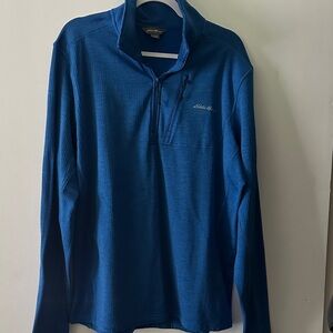 Men’s Eddie Bauer High Route Grid Fleece-Lined 1/2-Zip Pullover